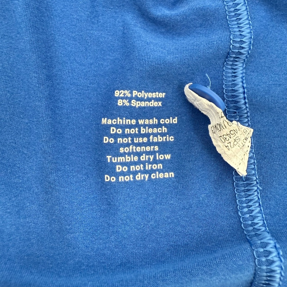 Rei Polo Shirt Men XXL Blue Short Sleeve Performance Active Stretch Jersey - Picture 5 of 8